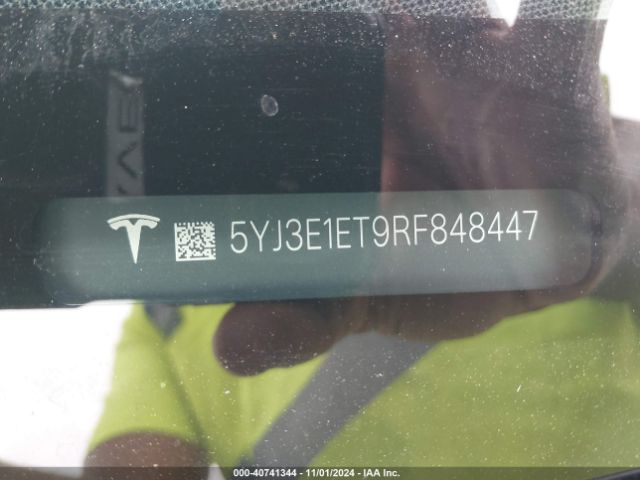 Photo 8 VIN: 5YJ3E1ET9RF848447 - TESLA MODEL 3 