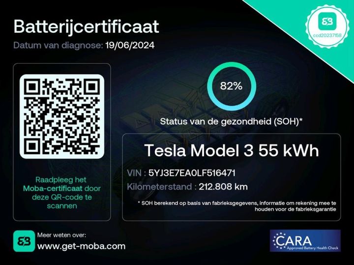 Photo 11 VIN: 5YJ3E7EA0LF516471 - TESLA MODEL 