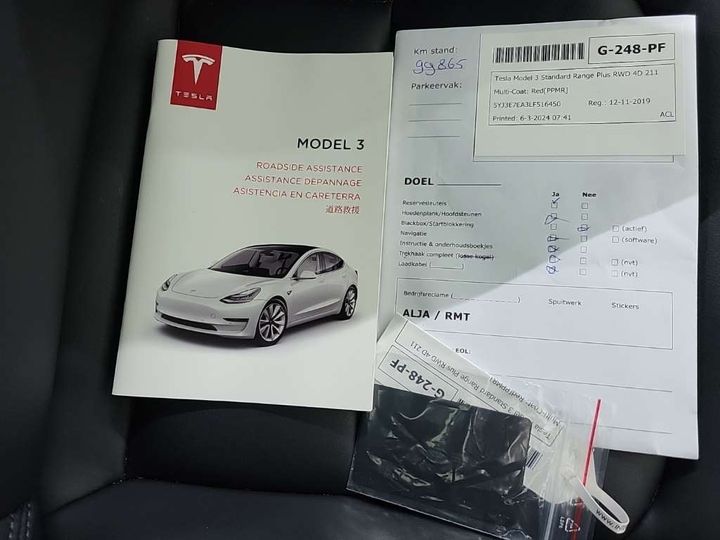 Photo 12 VIN: 5YJ3E7EA3LF516450 - TESLA MODEL 3 