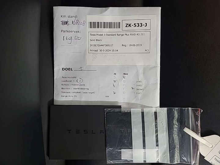 Photo 12 VIN: 5YJ3E7EA4KF369117 - TESLA MODEL 3 