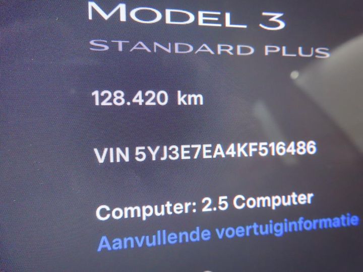 Photo 3 VIN: 5YJ3E7EA4KF516486 - TESLA MODEL 3 