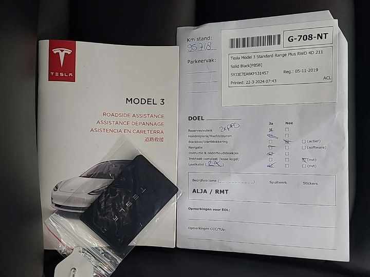 Photo 12 VIN: 5YJ3E7EA6KF531457 - TESLA MODEL 3 