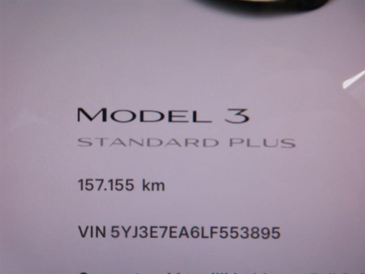 Photo 3 VIN: 5YJ3E7EA6LF553895 - TESLA MODEL 3 