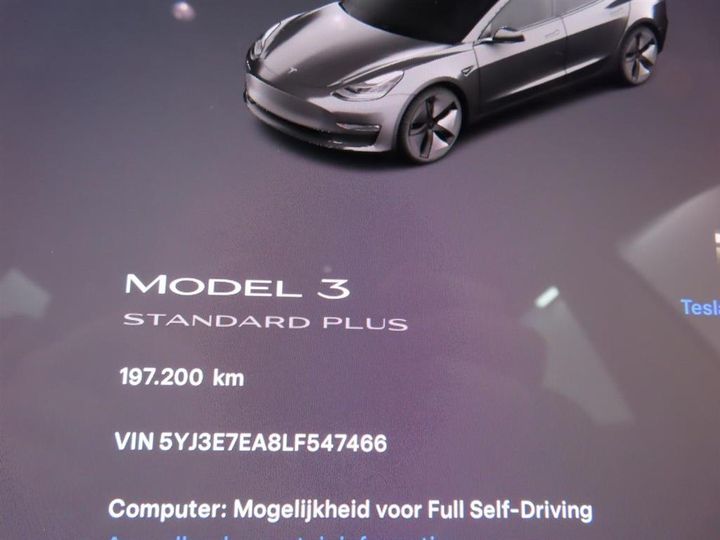 Photo 3 VIN: 5YJ3E7EA8LF547466 - TESLA MODEL 3 