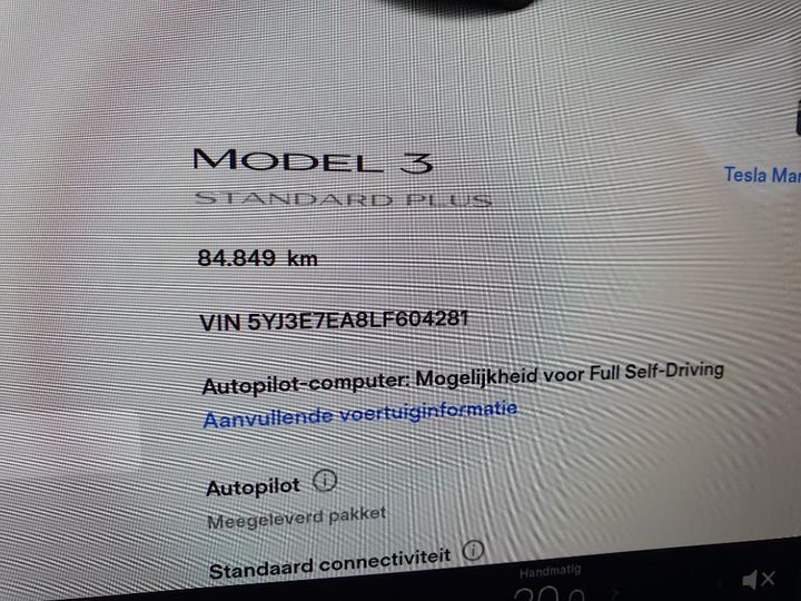 Photo 5 VIN: 5YJ3E7EA8LF604281 - TESLA MODEL 