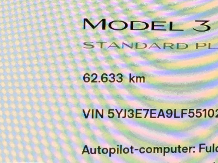 Photo 3 VIN: 5YJ3E7EA9LF551025 - TESLA MODEL 3 