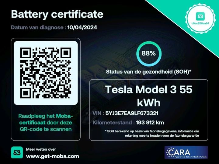 Photo 8 VIN: 5YJ3E7EA9LF673321 - TESLA MODEL 