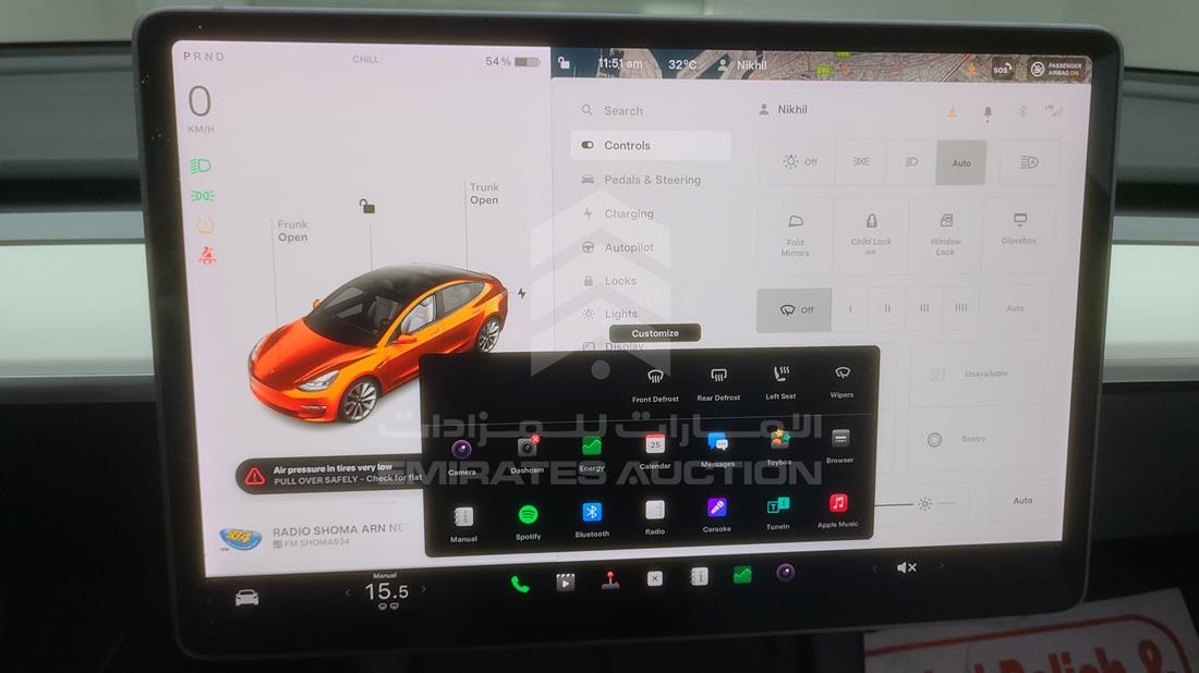 Photo 16 VIN: 5YJ3E7EA9MF883757 - TESLA MODEL 3 