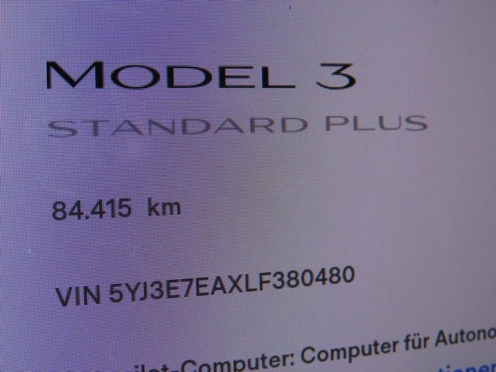 Photo 9 VIN: 5YJ3E7EAXLF380480 - TESLA MODEL 3 