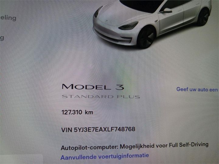 Photo 5 VIN: 5YJ3E7EAXLF748768 - TESLA MODEL 