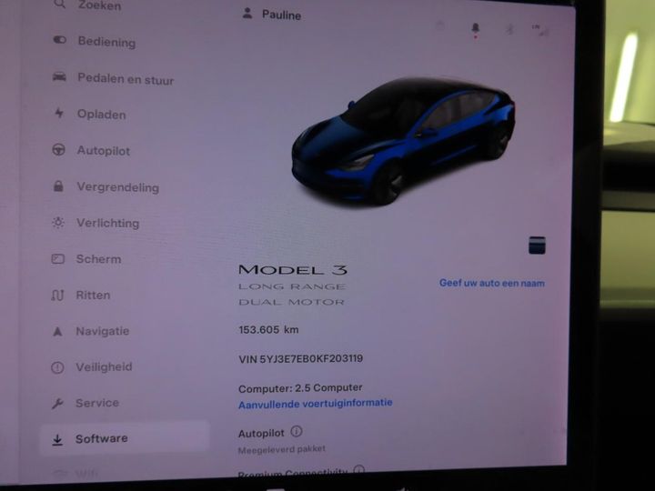 Photo 3 VIN: 5YJ3E7EB0KF203119 - TESLA MODEL 3 