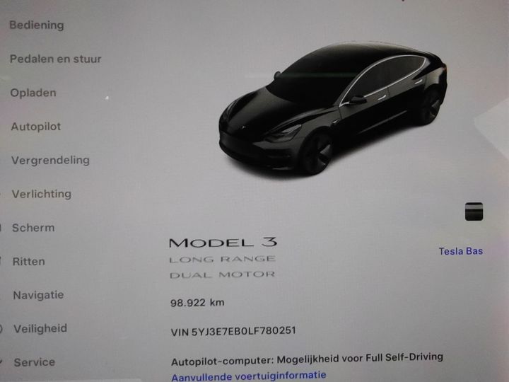 Photo 6 VIN: 5YJ3E7EB0LF780251 - TESLA MODEL 3 