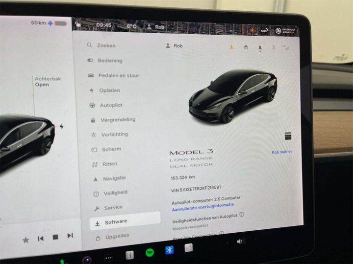 Photo 22 VIN: 5YJ3E7EB2KF214591 - TESLA MODEL 3 