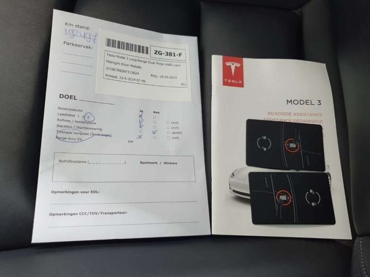 Photo 12 VIN: 5YJ3E7EB3KF315624 - TESLA MODEL 3 