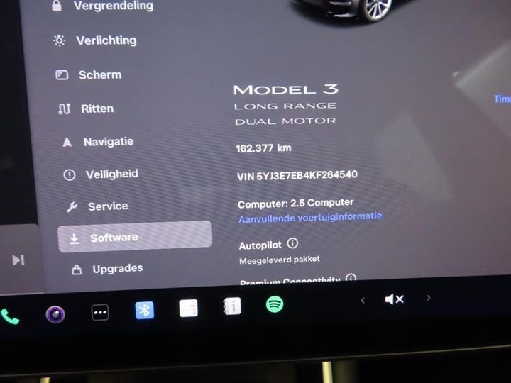 Photo 3 VIN: 5YJ3E7EB4KF264540 - TESLA MODEL 3 