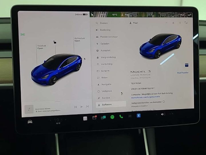 Photo 8 VIN: 5YJ3E7EB4KF320167 - TESLA MODEL 3 