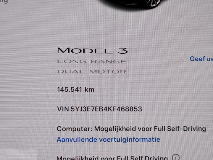 Photo 6 VIN: 5YJ3E7EB4KF468853 - TESLA MODEL 