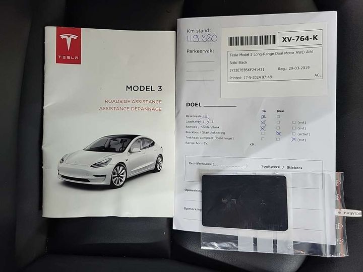 Photo 12 VIN: 5YJ3E7EB5KF241431 - TESLA MODEL 3 