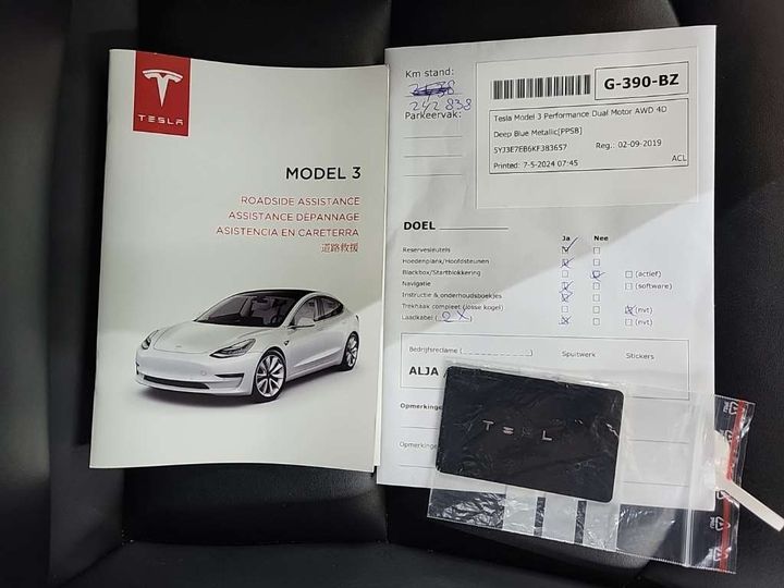 Photo 12 VIN: 5YJ3E7EB6KF383657 - TESLA MODEL 3 