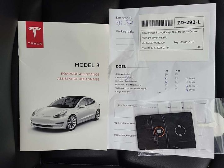 Photo 12 VIN: 5YJ3E7EB7KF232200 - TESLA MODEL 3 