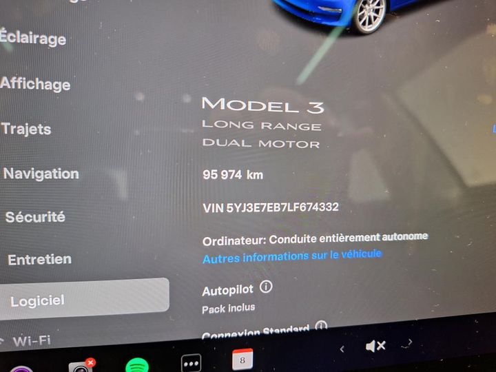 Photo 8 VIN: 5YJ3E7EB7LF674332 - TESLA MODEL 3 