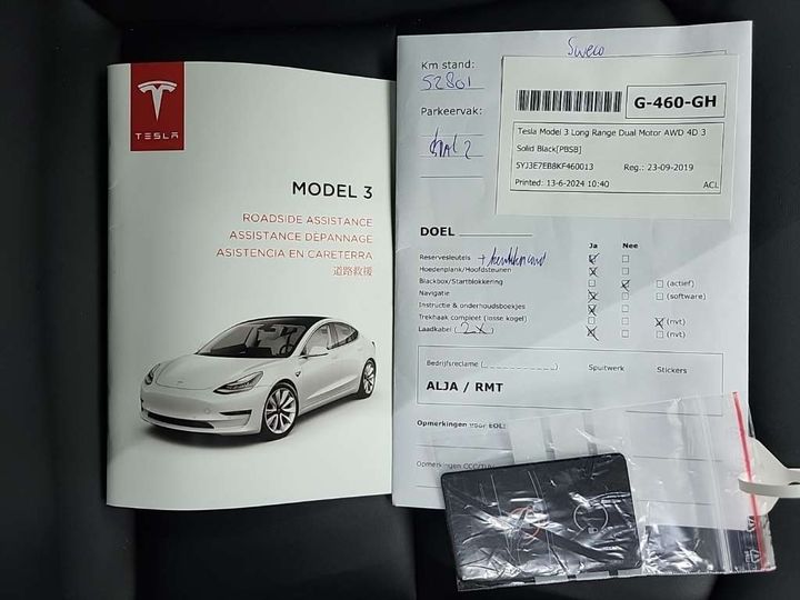 Photo 12 VIN: 5YJ3E7EB8KF460013 - TESLA MODEL 3 