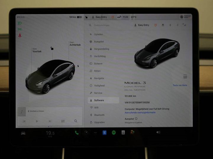 Photo 12 VIN: 5YJ3E7EB9KF316258 - TESLA MODEL 3 