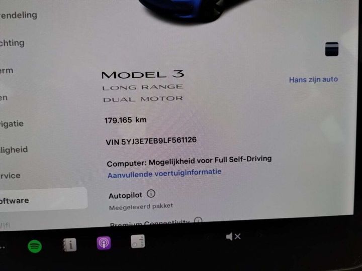 Photo 13 VIN: 5YJ3E7EB9LF561126 - TESLA MODEL 