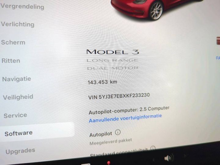 Photo 15 VIN: 5YJ3E7EBXKF233230 - TESLA MODEL 3 