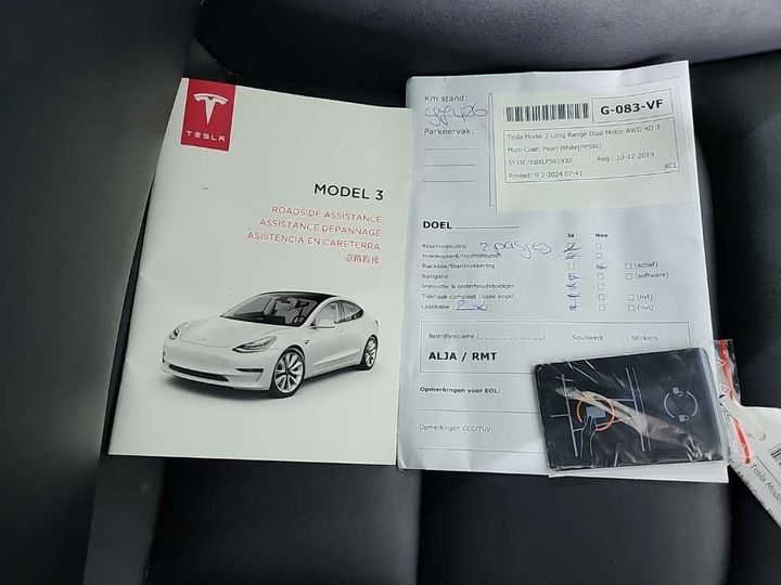 Photo 12 VIN: 5YJ3E7EBXLF561930 - TESLA MODEL 3 