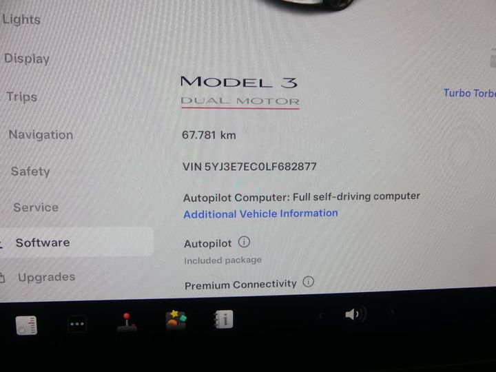 Photo 10 VIN: 5YJ3E7EC0LF682877 - TESLA MODEL 3 