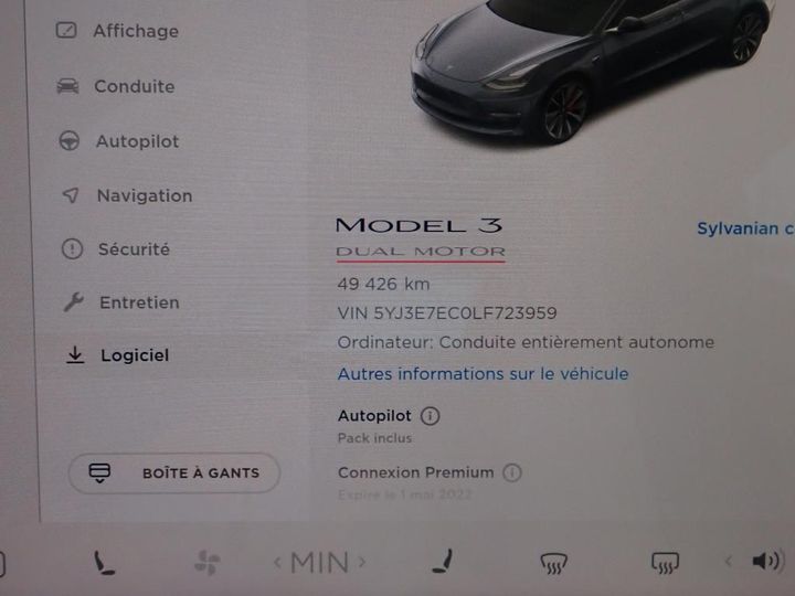 Photo 10 VIN: 5YJ3E7EC0LF723959 - TESLA MODEL 3 