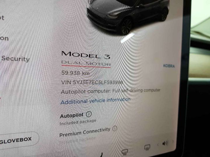 Photo 8 VIN: 5YJ3E7EC5LF593998 - TESLA MODEL 3 