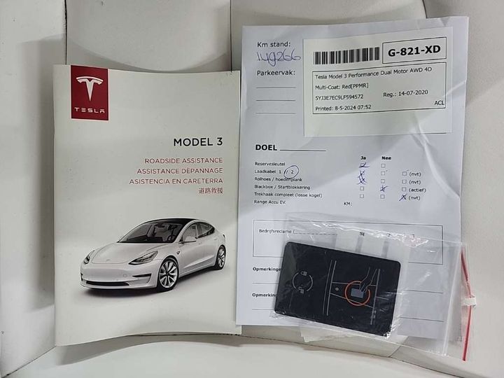 Photo 12 VIN: 5YJ3E7EC9LF594572 - TESLA MODEL 3 