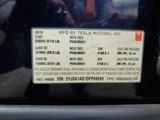 Photo 11 VIN: 5YJSA1AG1DFP08689 - TESLA MODEL S 