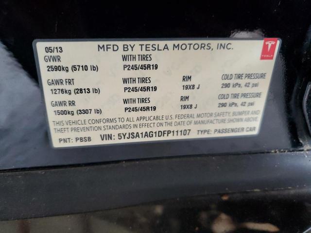 Photo 11 VIN: 5YJSA1AG1DFP11107 - TESLA MODEL S 