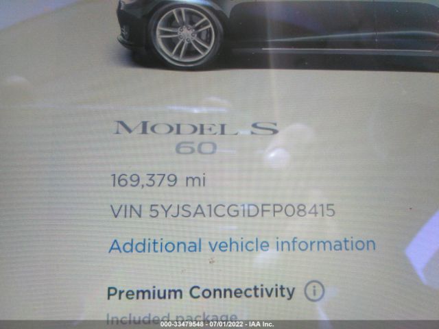 Photo 6 VIN: 5YJSA1CG1DFP08415 - TESLA MODEL S 