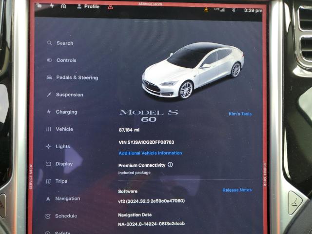 Photo 8 VIN: 5YJSA1CG2DFP08763 - TESLA MODEL S 