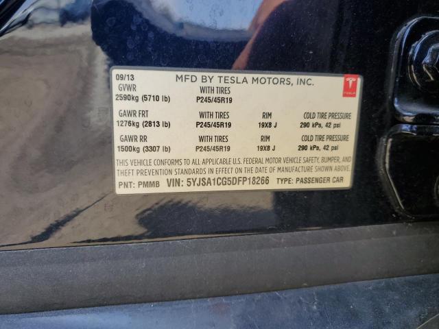 Photo 12 VIN: 5YJSA1CG5DFP18266 - TESLA MODEL S 