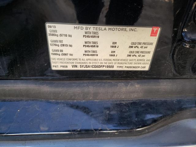 Photo 11 VIN: 5YJSA1CG6DFP19989 - TESLA MODEL S 