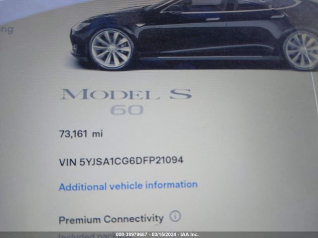 Photo 6 VIN: 5YJSA1CG6DFP21094 - TESLA MODEL S 