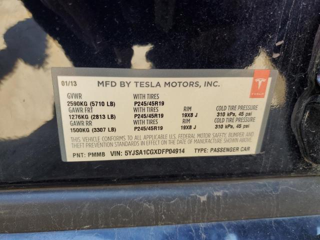 Photo 11 VIN: 5YJSA1CGXDFP04914 - TESLA MODEL S 