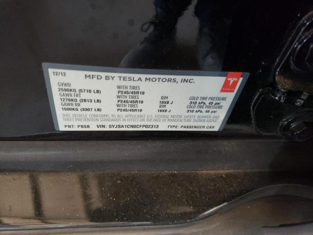 Photo 11 VIN: 5YJSA1CN0CFP02313 - TESLA MODEL S 