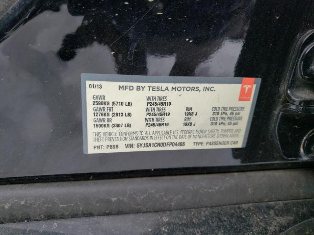 Photo 11 VIN: 5YJSA1CN0DFP04466 - TESLA MODEL S 