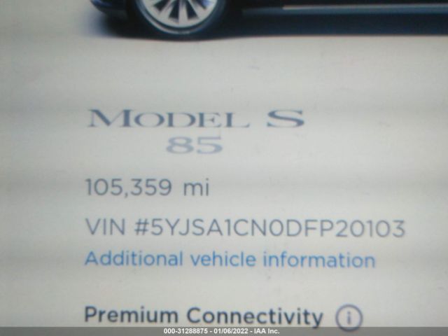 Photo 6 VIN: 5YJSA1CN0DFP20103 - TESLA MODEL S 