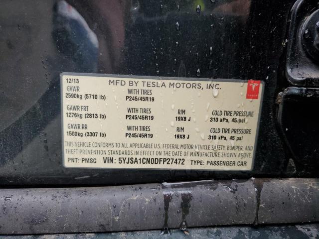 Photo 11 VIN: 5YJSA1CN0DFP27472 - TESLA MODEL S 