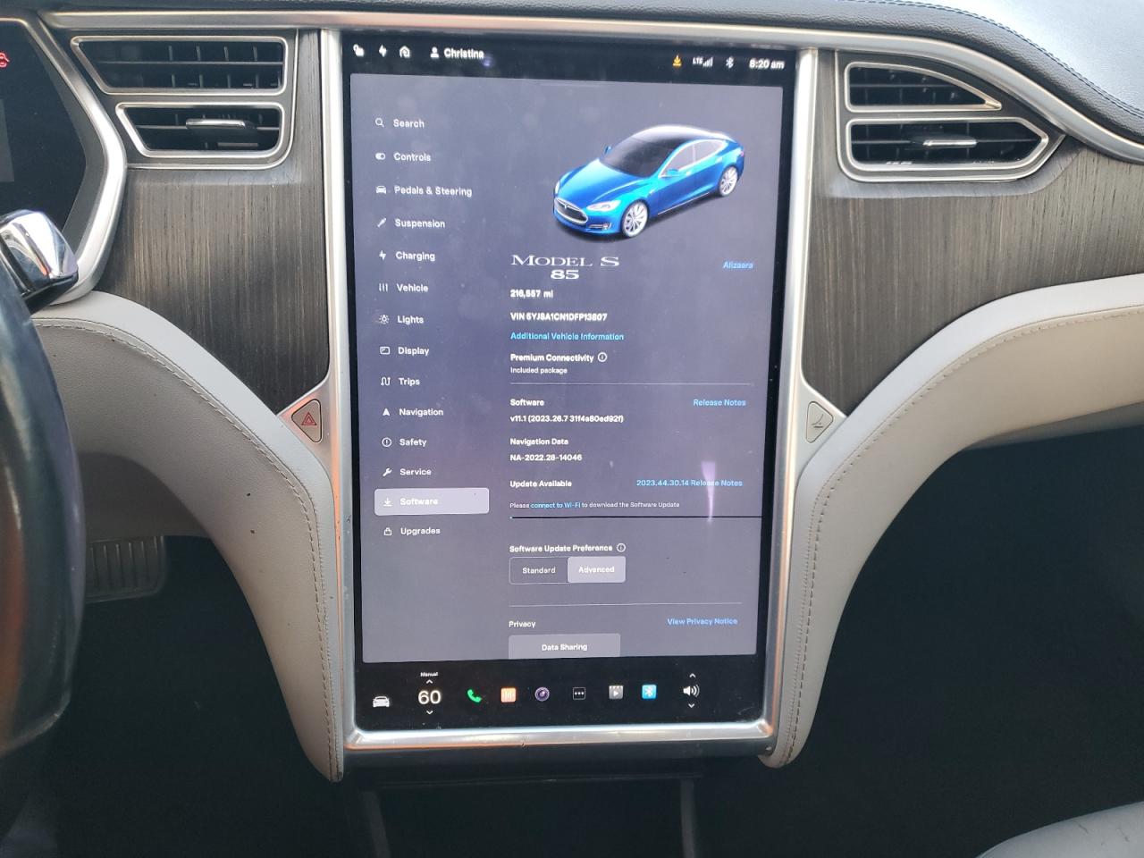 Photo 8 VIN: 5YJSA1CN1DFP13807 - TESLA MODEL S 