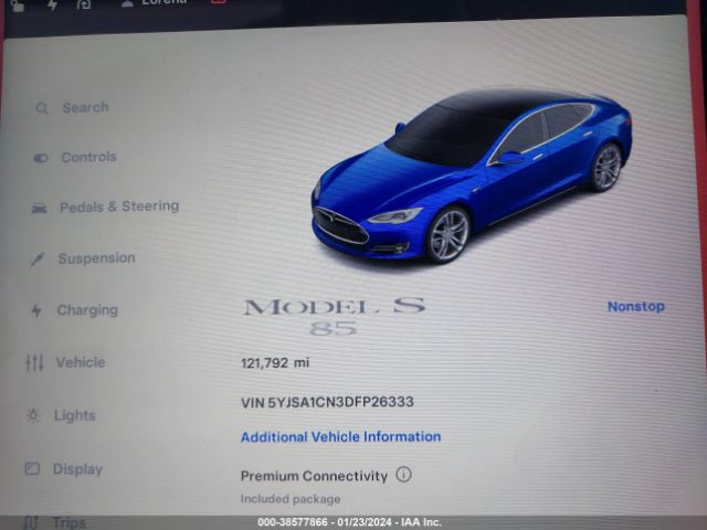 Photo 6 VIN: 5YJSA1CN3DFP26333 - TESLA MODEL S 