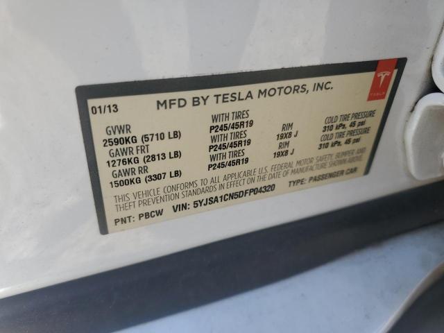 Photo 11 VIN: 5YJSA1CN5DFP04320 - TESLA MODEL S 