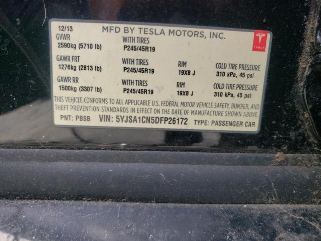 Photo 11 VIN: 5YJSA1CN5DFP26172 - TESLA MODEL S 